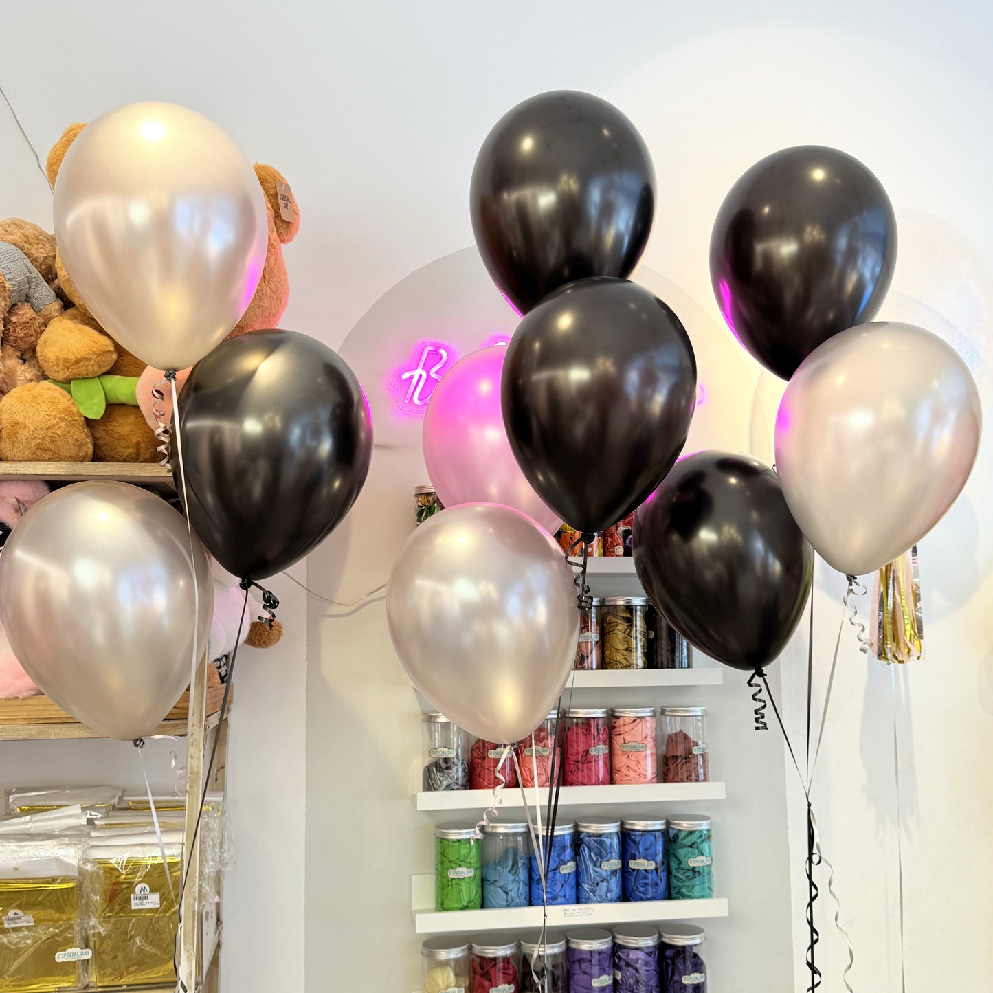 (BUY 10 FREE 2) 12" Round Shape Helium Balloon (24 Hours)