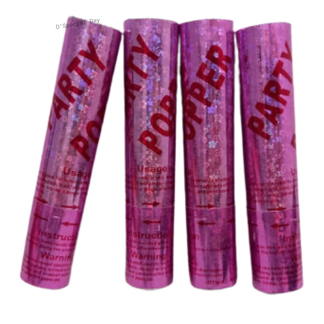 Special Party Popper (4 Pieces)
