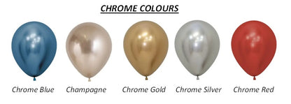 12" Round Shape Chrome Balloon (24 Hours) - per piece