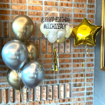 12" Round Shape Chrome Balloon (24 Hours) - per piece